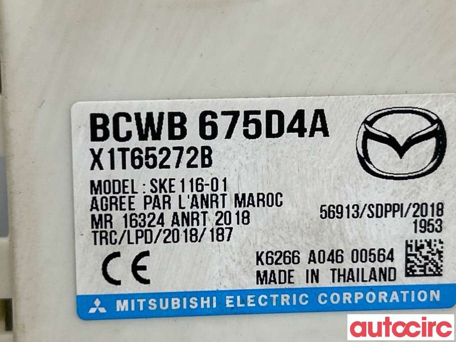Styreenhet nøkkelfri/keyless til Mazda CX-30 2020-->>  (MAZDA|BCWB-67-5D4A||BCWB675D4A)