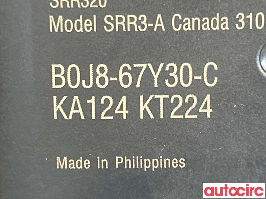 Sensor radar til Mazda CX-30 2020-->> (MAZDA|B0J8-67-Y30D||B0J8-67Y30-C)