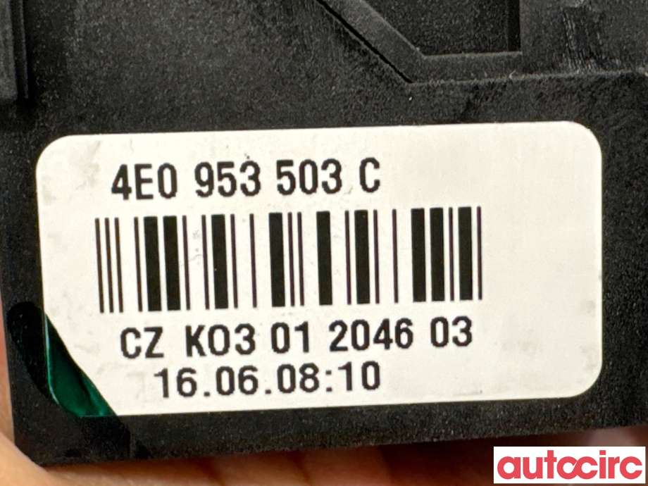 Bryter visker til Audi A6, Allroad 2008-2011 (Type II, Fase 2) (C6) (C6) (AUDI|4E0953503G||4E0953503C)