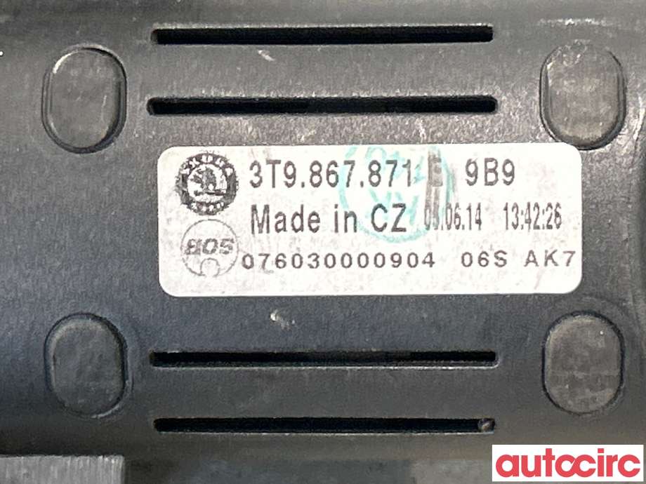 Diverse deler til Škoda Superb 2008-2015 (Type II) (SKODA|3T9867871E||3T98678719B9)