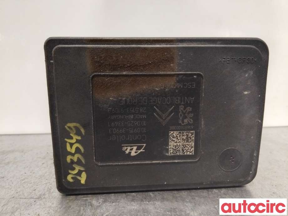 ABS sentral til Peugeot 2008 2013-2019 (Type I)  (PEUGEOT|1617387780|100915-39903|1634858280)