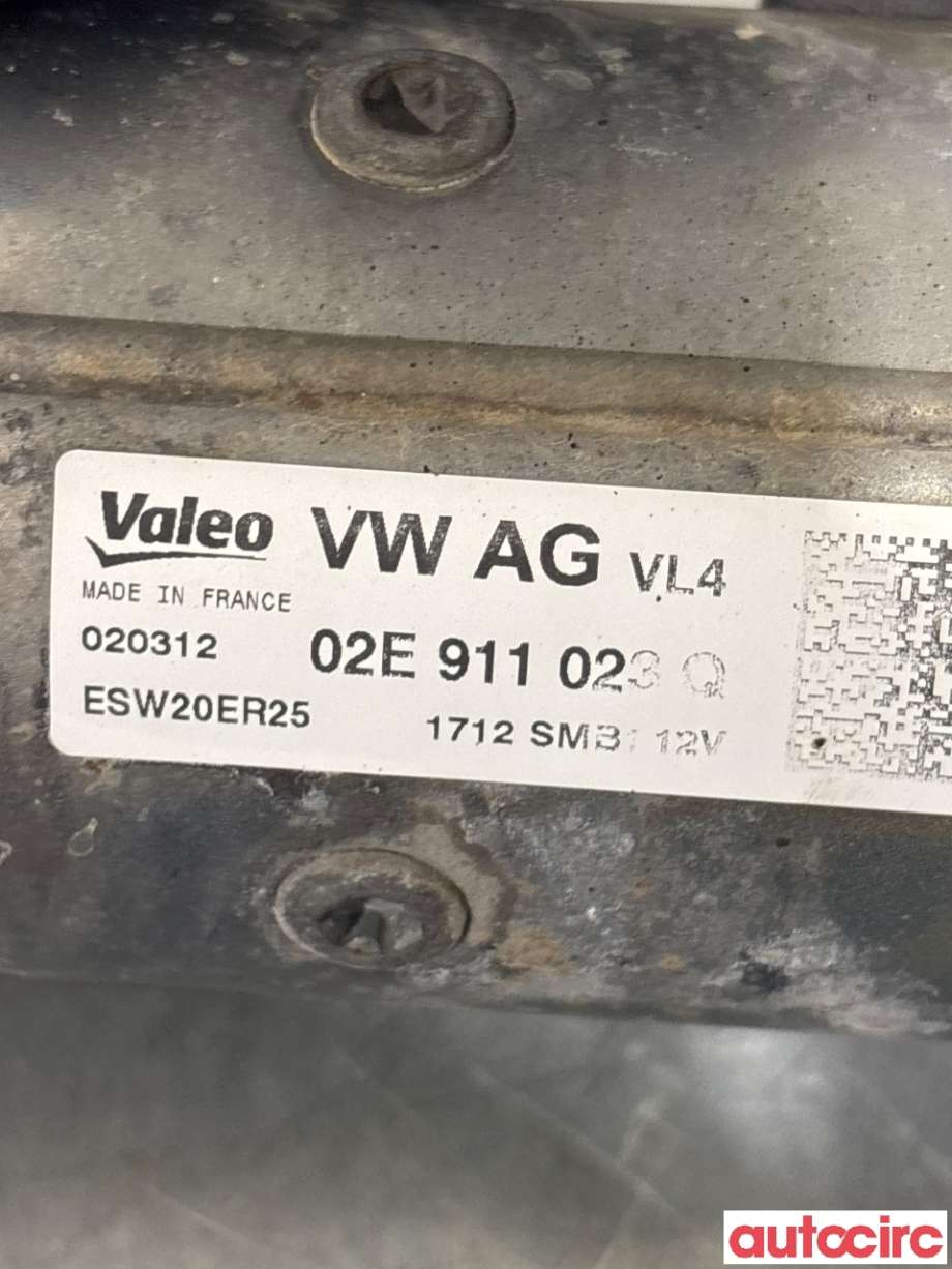 Starter diesel til VW Tiguan 2011-2016 (Type I, Fase 2)  (VOLKSWAGEN|02E911024C||02E911023Q)