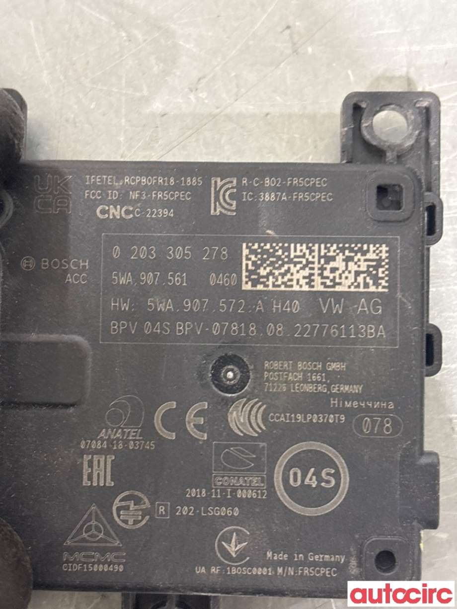 Sensor radar til VW Caddy 2020-->> (Type IV) (VOLKSWAGEN|5WA907561)