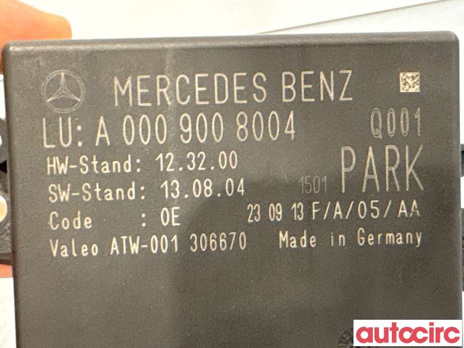 Styreenhet parkering til Mercedes E-Klasse 2013-2016 (Fase 2) (W212) (W212) (MERCEDES|A0009003706|306670|A0009007311)