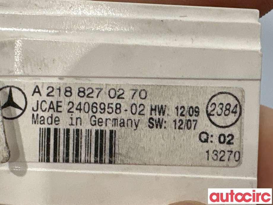 Instrument klokke til Mercedes E-Klasse 2013-2016 (Fase 2) (W212) (W212) (MERCEDES|A2188270270|2406958-02)