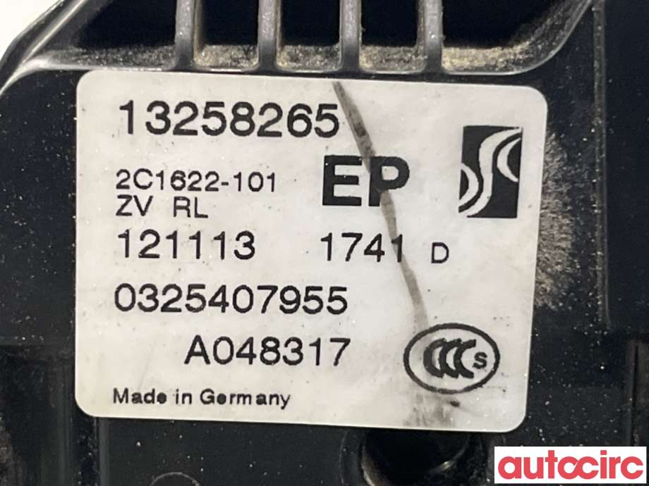 Låsekasse venstre bak til Opel Corsa D 2006-2014  (OPEL|13258265|0325407955)