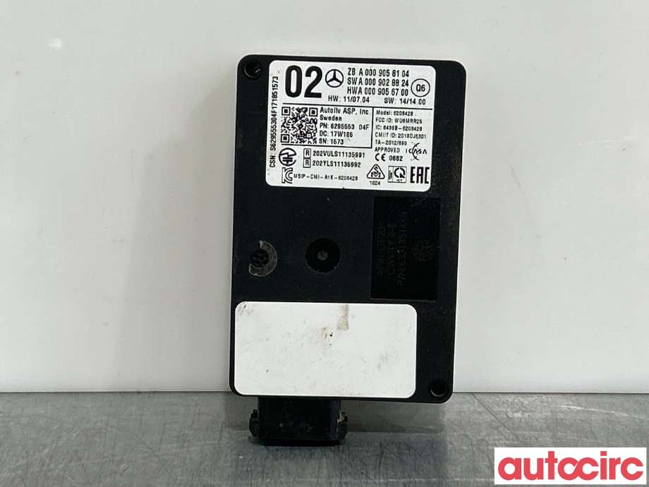 Sensor radar til Mercedes C-Klasse 2018-2021 (Fase 2) (W205) (W205) (MERCEDES|A0009054907||A0009058104)