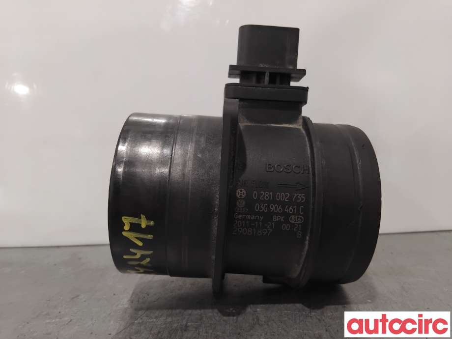 Luftmengde/luftmassemåler til Audi A4 2007-2014 (Type IV) (B8) (B8) (AUDI|03G906461C|0281002735)