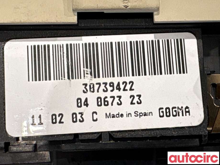 Bryter lys til Volvo XC70 2008-2013 (Type II, Fase 1)  (31443851|)