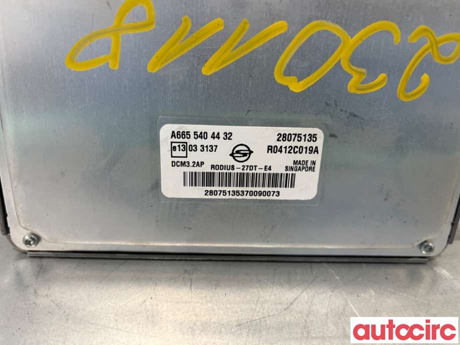 Styreenhet motor til SsangYong Rodius 2005-2013 (Type I)  (SSANGYONG|1625530702|28075135|A6655404432)