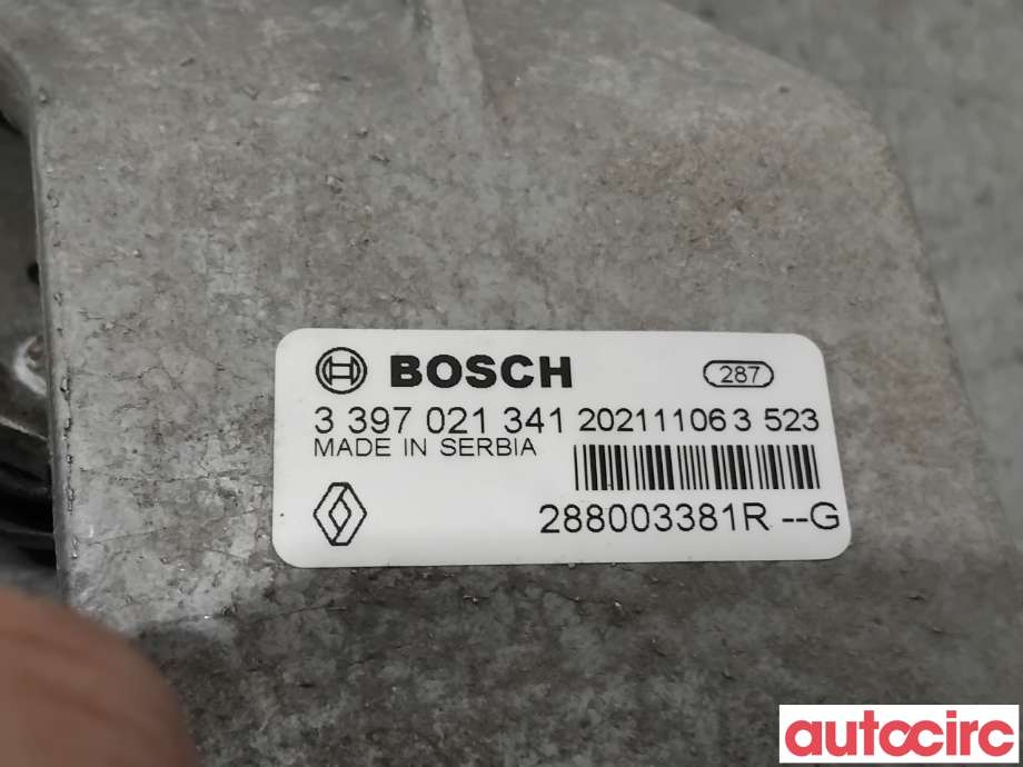 Viskermotor frontrute til Renault Zoe 2013-2019 (Fase 1)  (RENAULT|288003381R|0390250005)