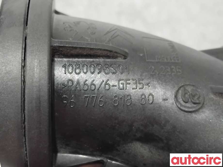 Turbo rør til Peugeot 2008 2013-2019 (Type I) (PEUGEOT|9677681880|1080098S01)