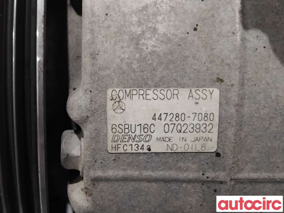 Aircondition kompressor til Mercedes E-Klasse 2013-2016 (Fase 2) (W212) (W212) (MERCEDES|A0008302600|447280-7080|A0008307400)