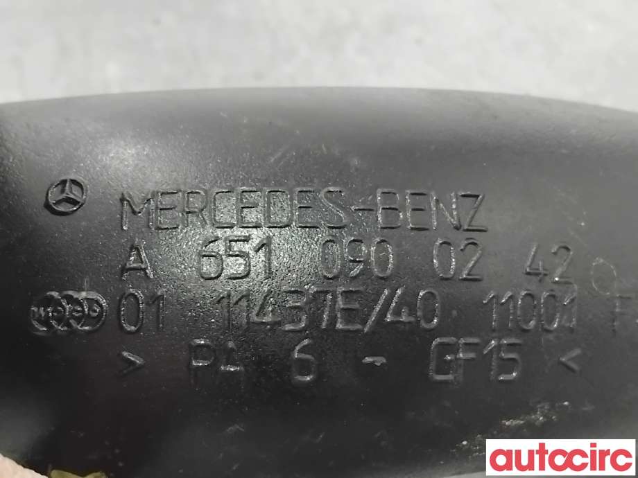 Turbo rør til Mercedes E-Klasse 2013-2016 (Fase 2) (W212) (W212) (MERCEDES|A6510900242||A6510903842)