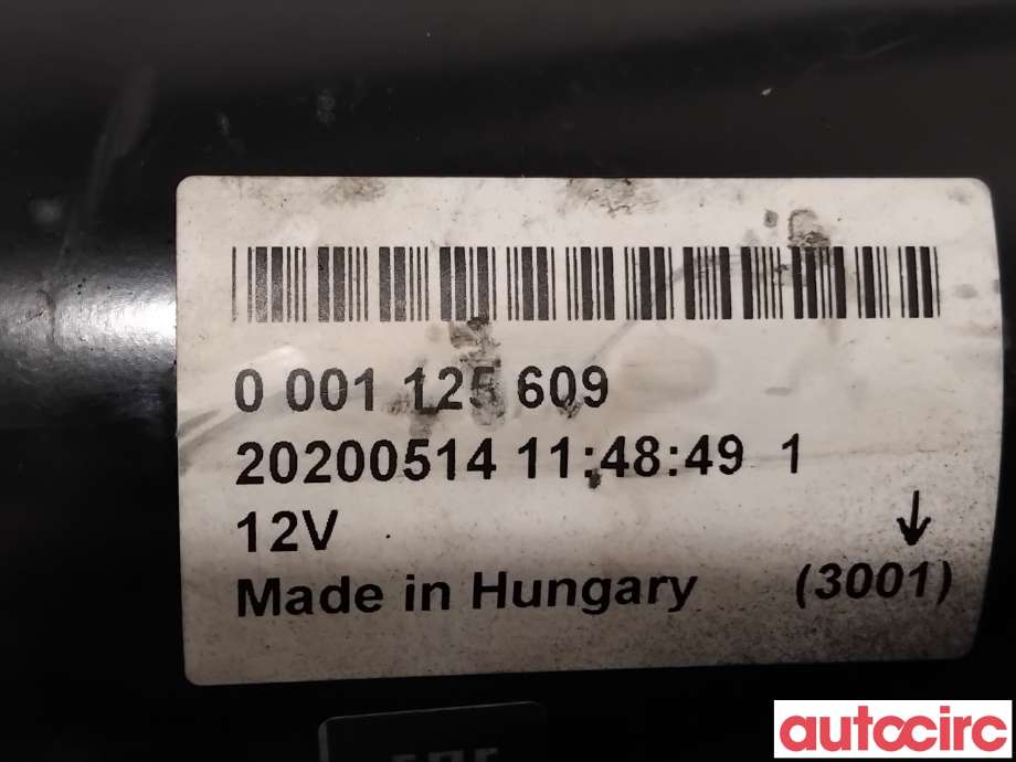 Starter diesel til Audi Q7 2006-2010 (Type I, Fase 1) (AUDI|059911024CX|0001125609|059911024HX)