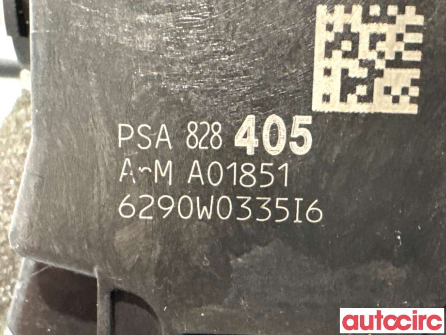 Låsekasse høyre foran til Peugeot Partner 2008-2015 (Type II, Fase 1)  (PEUGEOT|9135EA|PSA828405|)