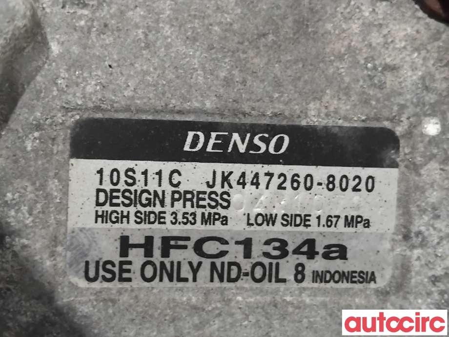 Aircondition kompressor til Toyota Hilux 2006-2011 (TOYOTA|883200K080|447260-8020|)