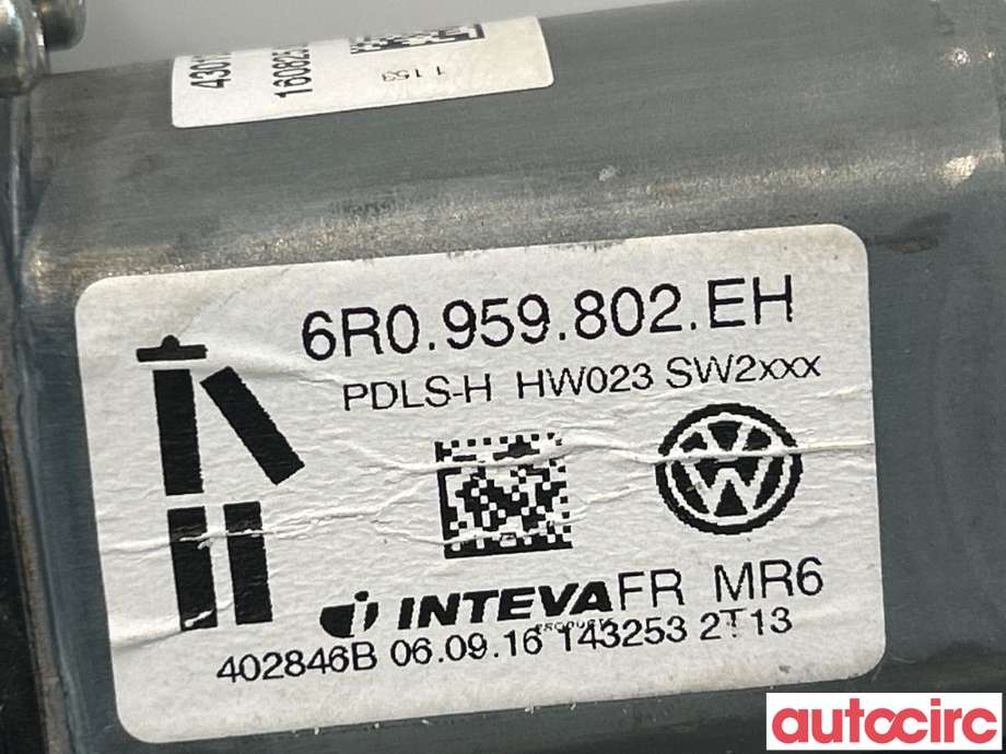 Ruteheis høyre foran til VW Amarok 2016-2022 (Type I, Fase 2)  (6R0959802EH|)