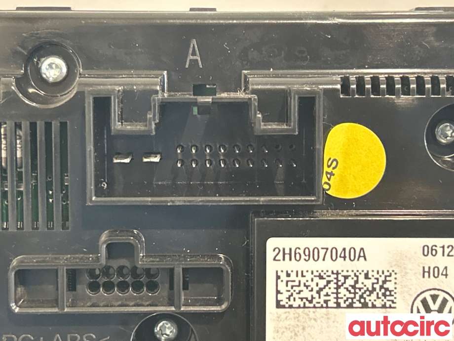 Varmeapparat betjening til VW Amarok 2016-2022 (Type I, Fase 2) (VOLKSWAGEN|2H6907040B||2H6907040A)