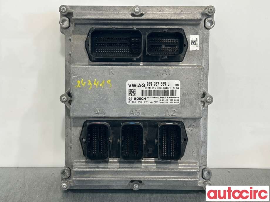 Styreenhet motor til VW Amarok 2016-2022 (Type I, Fase 2) (VOLKSWAGEN|NO NUMBER|0281032425|059907309J)