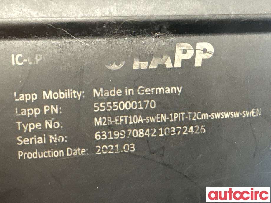 Batterilader kabel til Mazda MX-30 2020-->>  (MAZDA|NO NUMBER|5555000170|)