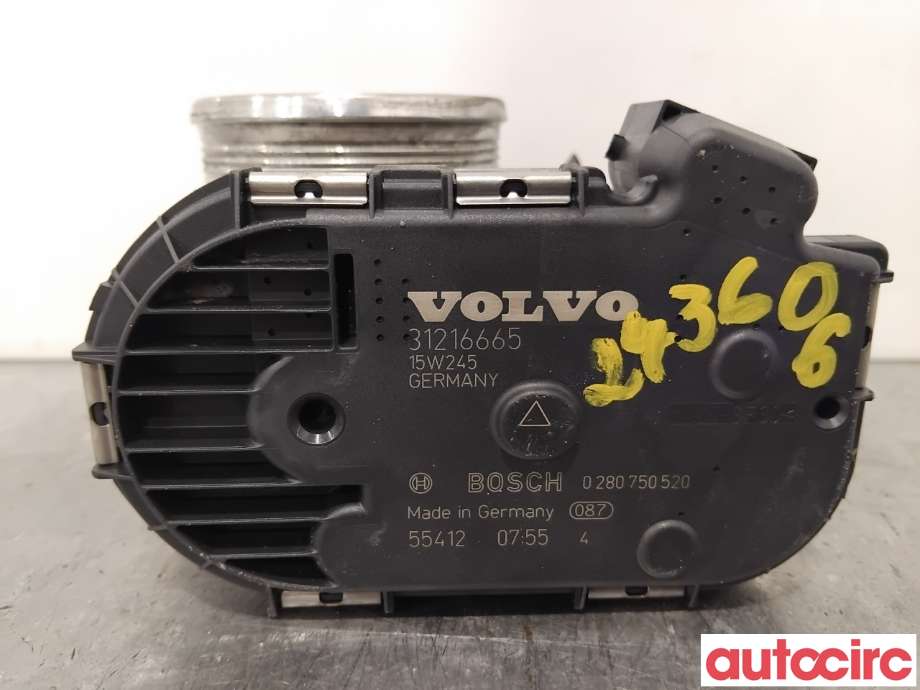 Spjeldhus til Volvo V60/V60 CC 2013-2018 (Type I, Fase 2) (VOLVO|31216665|0280750520)