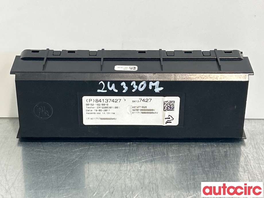 Styreenhet klima/aircondition til Opel Insignia B 2017-->> (OPEL|84137427|)