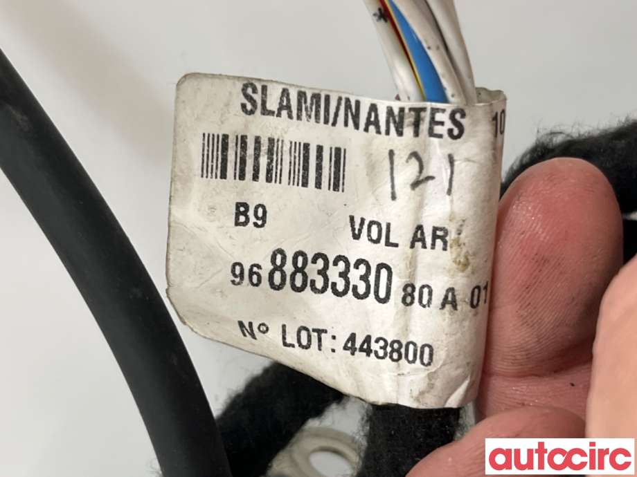 Ledningsnett til Citroën Berlingo 2008-2015 (Type II, Fase 1)  (CITROEN|6534VW||9688333080)