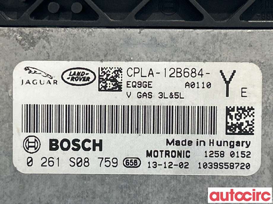 Styreenhet motor til Land Rover Range Rover 2013-->> (Type IV) (LAND-ROVER|LR156375|LR038618|CPLA12B684YE)