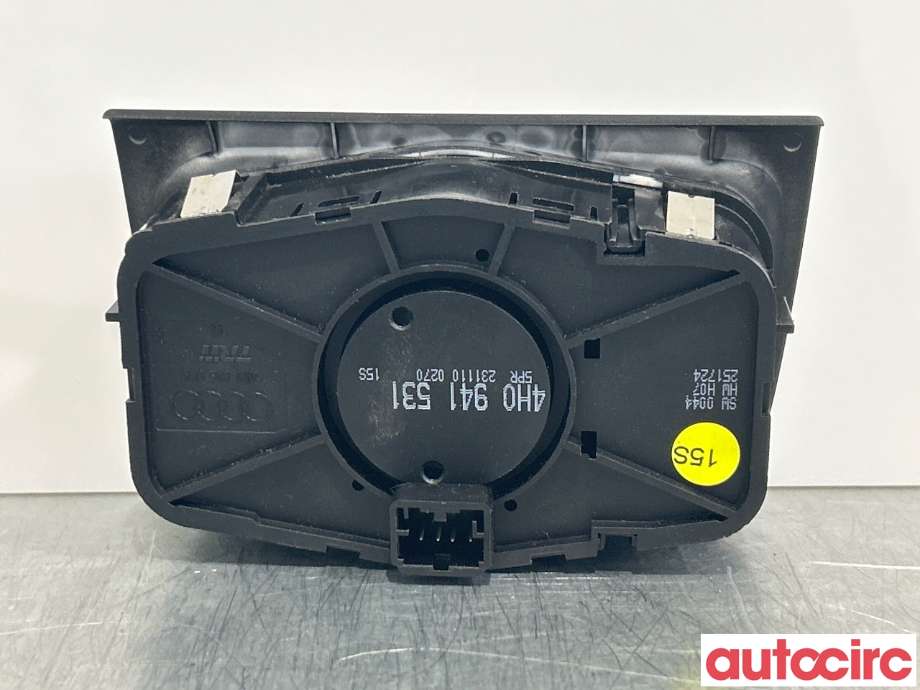 Bryter lys til Audi A8 2010-2013 (Type III, Fase 1)  (AUDI|4H0941531|)