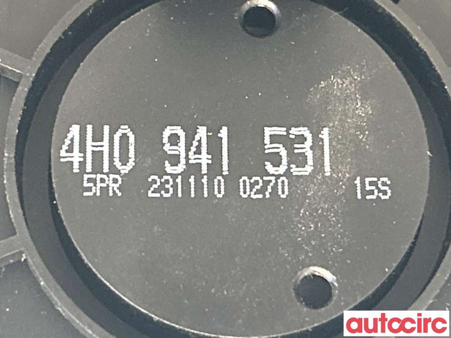 Bryter lys til Audi A8 2010-2013 (Type III, Fase 1)  (AUDI|4H0941531|)