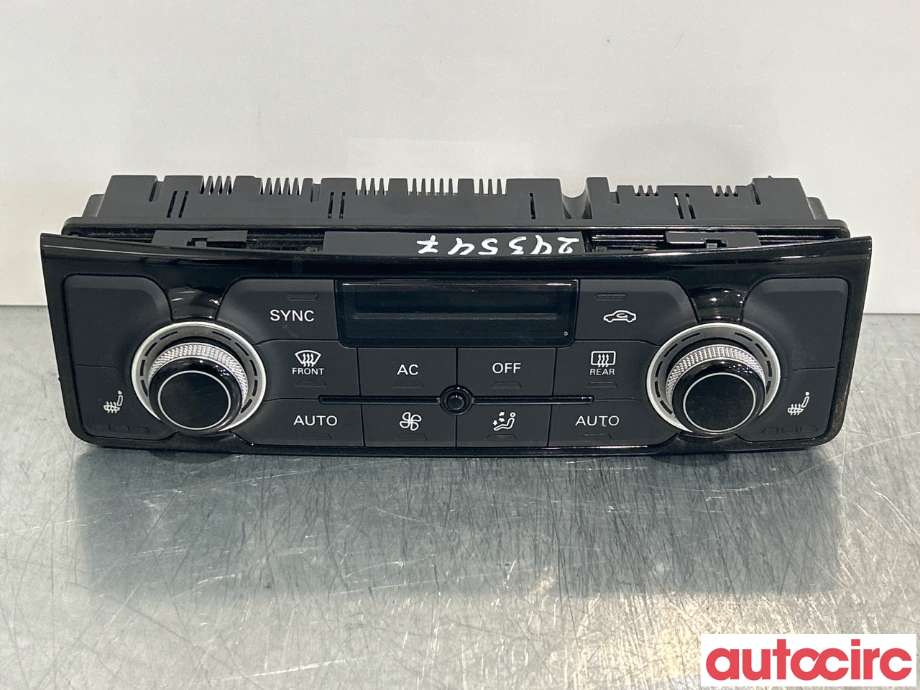 Varmeapparat betjening til Audi A8, 2010-2013 (Type III, Fase 1)  (AUDI|4H0820043G)