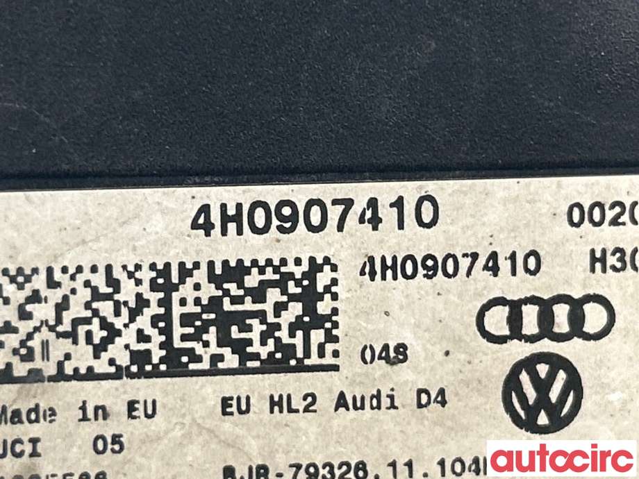 Styreenhet diverse til Audi A8 2010-2013 (Type III, Fase 1) (AUDI|4G0907410||4H0907410)