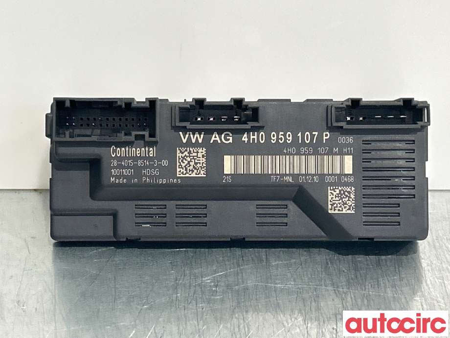 Styreenhet elektrisk bakluke til Audi A8, 2010-2013 (Type III, Fase 1)  (AUDI|4H0959107R)