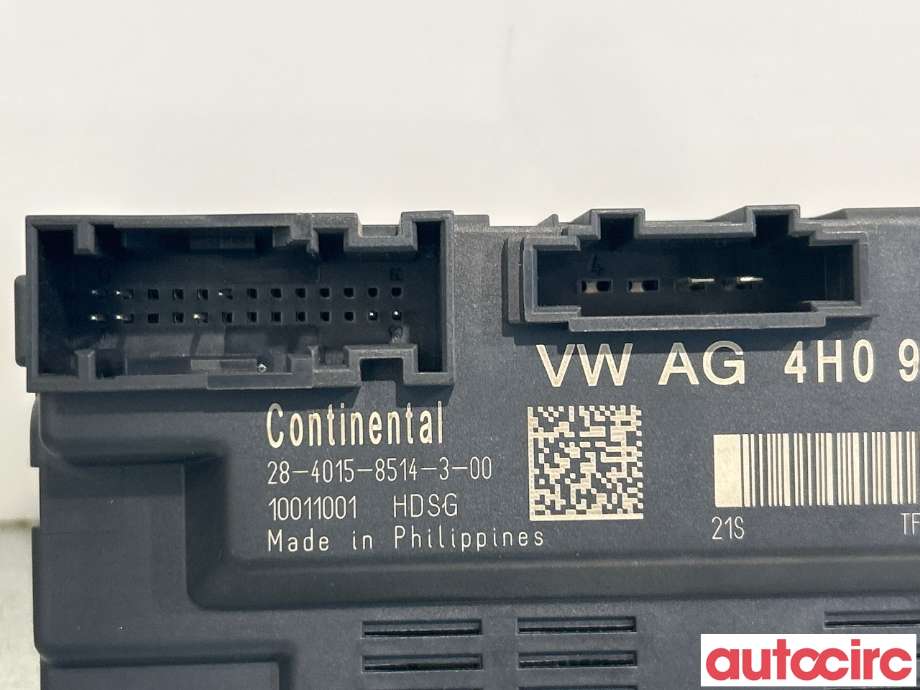 Styreenhet elektrisk bakluke til Audi A8 2010-2013 (Type III, Fase 1)  (AUDI|4H0959107R||4H0959107P)