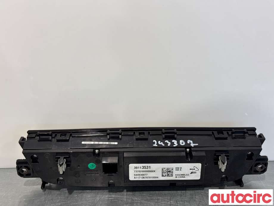 Varmeapparat betjening til Opel Insignia B 2017-->>  (OPEL|39113531|544930977|39177117)