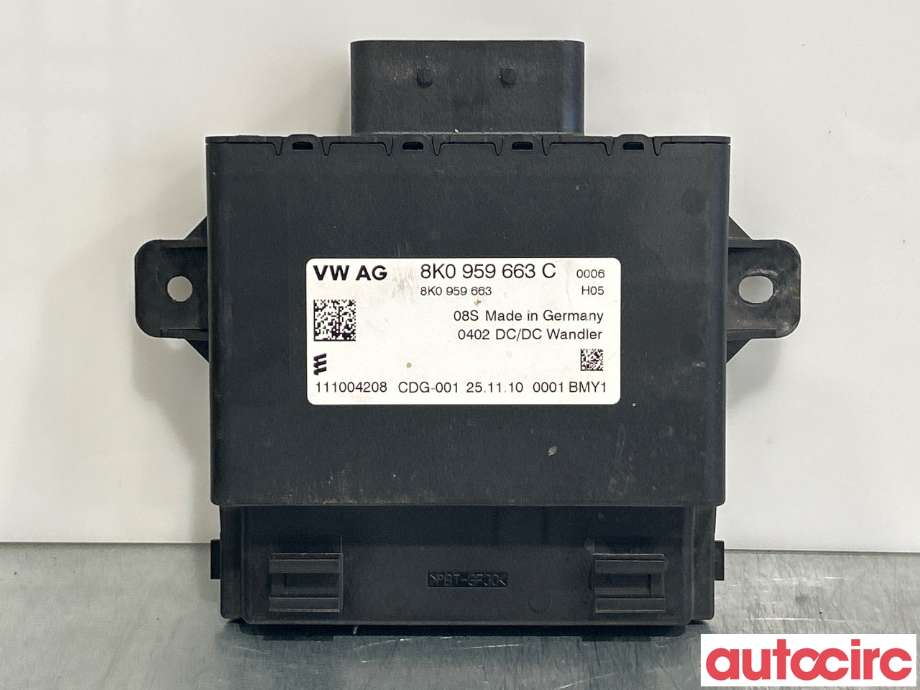 Styreenhet diverse til Audi A8, 2010-2013 (Type III, Fase 1)  (AUDI|8K0959663C)