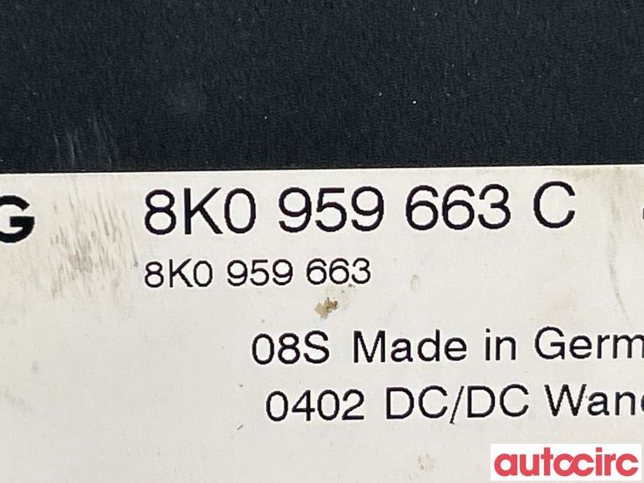 Styreenhet diverse til Audi A8 2010-2013 (Type III, Fase 1)  (AUDI|8K0959663C|)