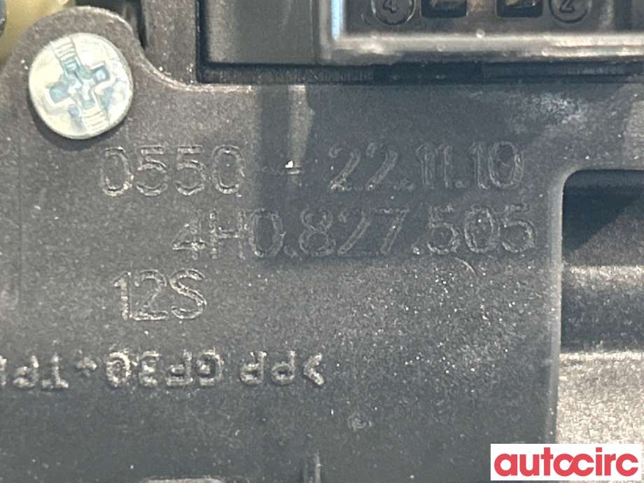 Baklukelås til Audi A8 2010-2013 (Type III, Fase 1)  (AUDI|4H0827505A||4H0827505)