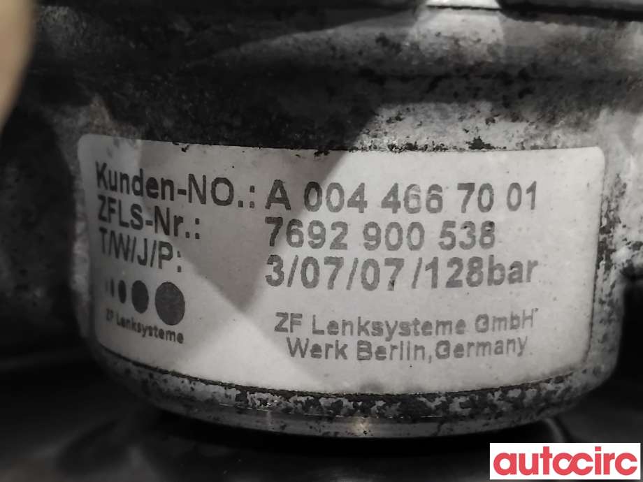 Servo pumpe mekanisk til Mercedes E-Klasse 2006-2009 (Fase 2) (W211) (W211) (MERCEDES|A0044667001|7692900538)