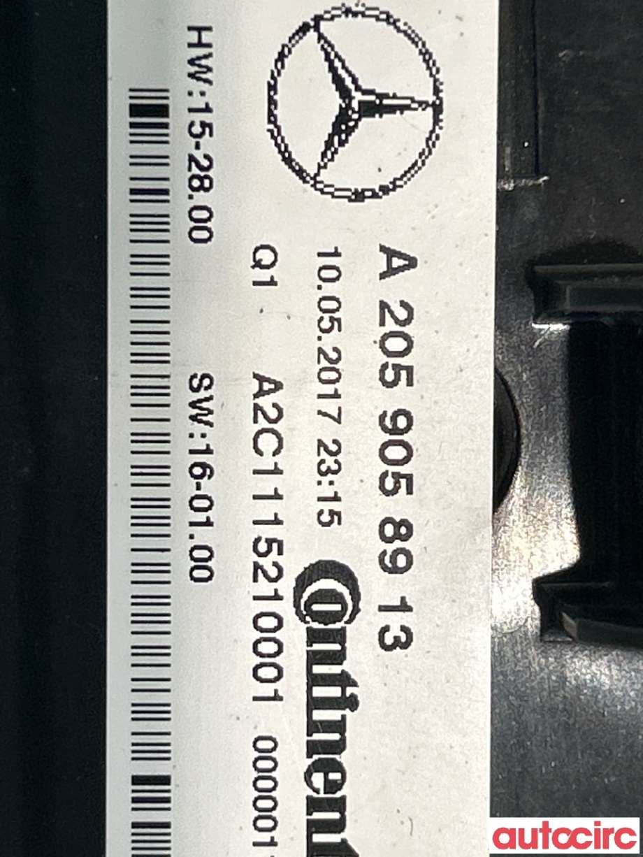 Varmeapparat betjening til Mercedes GLC 2015-2022 (X253) (X253) (MERCEDES|A2059054315||A2059058913)
