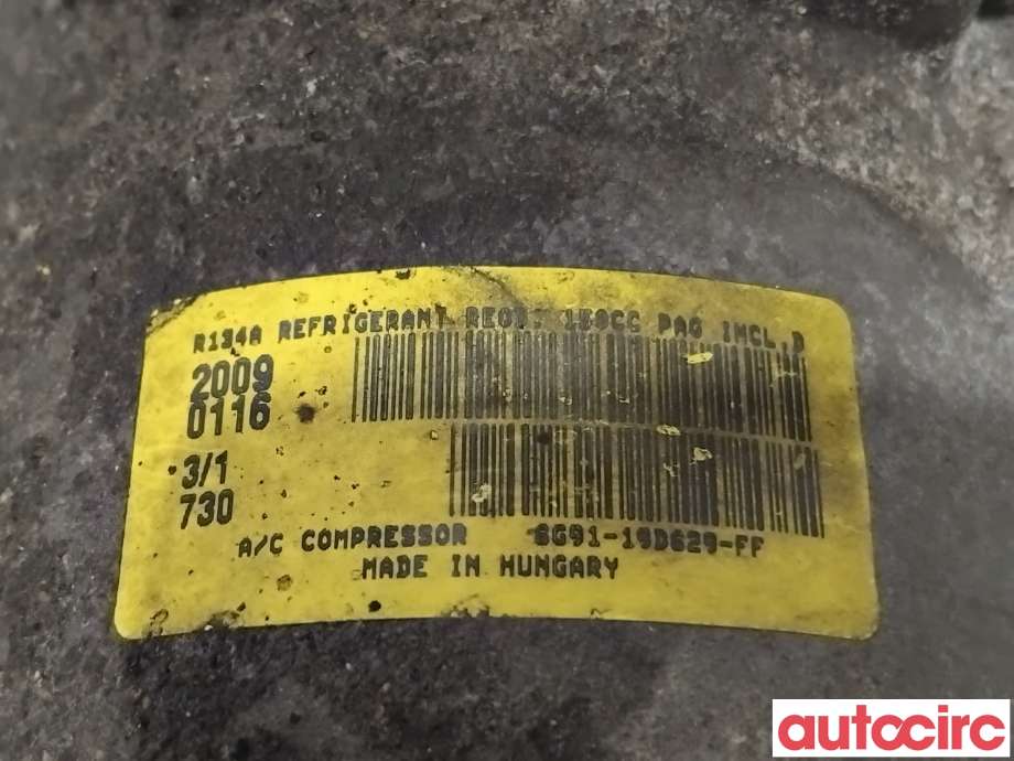 Aircondition kompressor til Ford S-Max 2006-2010 (Type I, Fase 1) (FORD|2022311||6G91-19D629-FF)