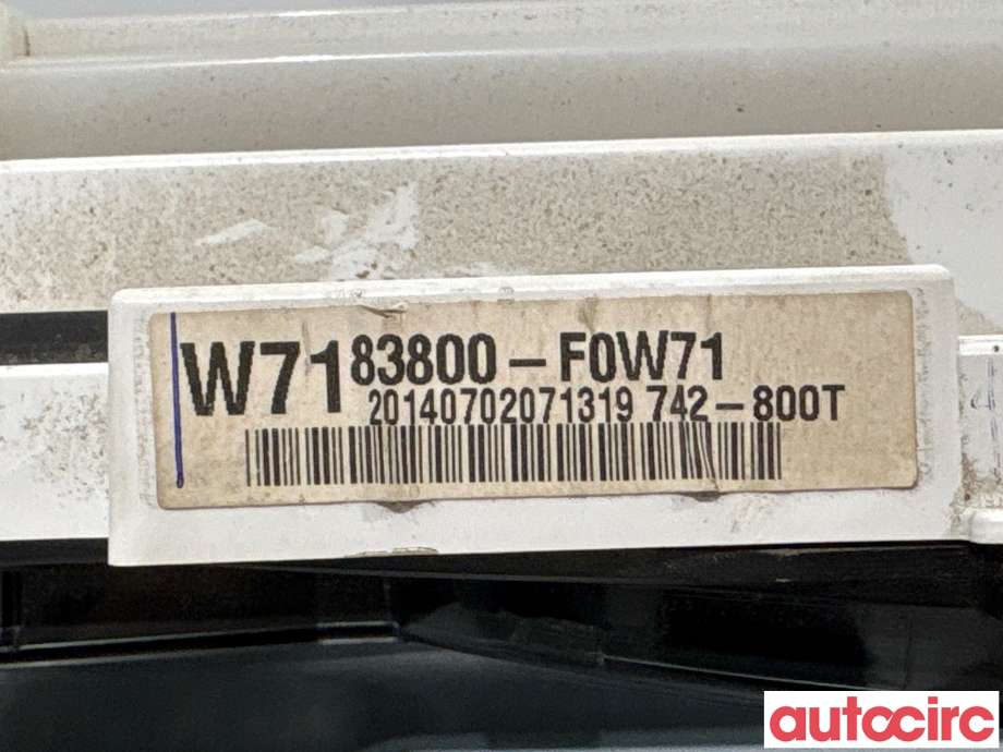 Instrumentpanel til Toyota Hilux 2006-2011  (TOYOTA|838000K032||83800-F0W71)