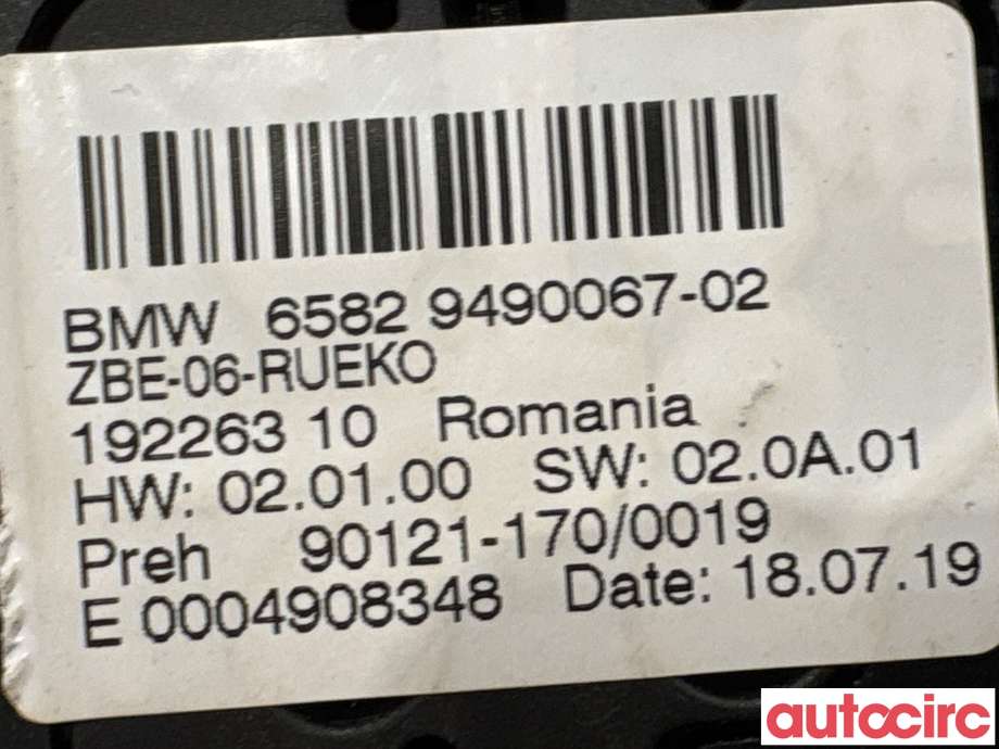 Bryter diverse til BMW 2-Serie 2014-2021 (F22/F23) (F22/F23) (BMW|65825A3B1E4|19226310|65829490067)