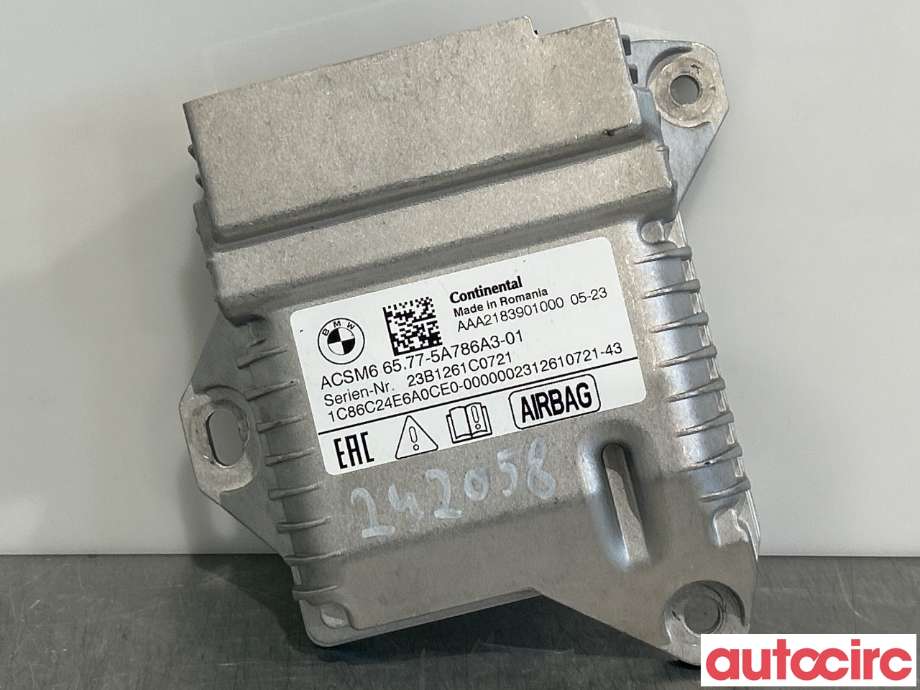Airbag elektronikk til BMW X1, 2022-->> (U11) (U11) (BMW|65775BA2577)