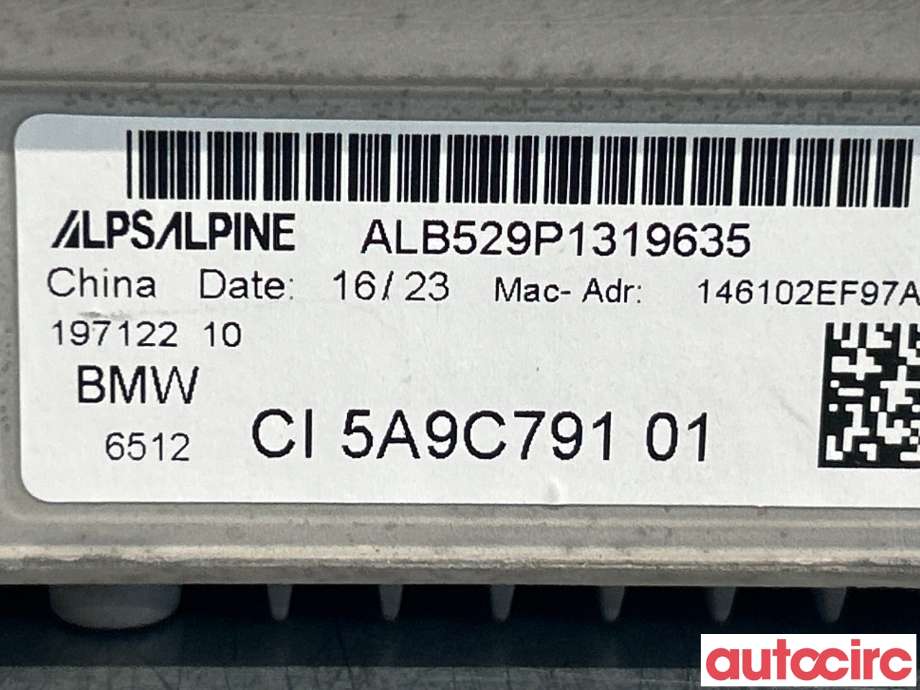 Bilstereo diverse til BMW X1 2022-->> (U11) (U11) (BMW|65125B323A2||6512CI5A9C791)