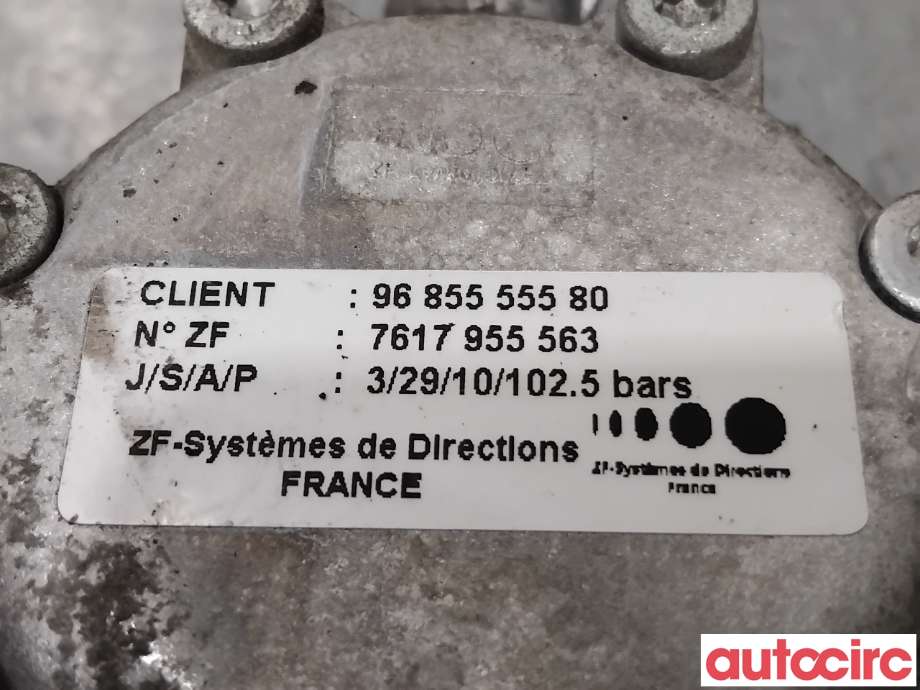 Servo pumpe mekanisk til Peugeot Partner 2008-2015 (Type II, Fase 1)  (PEUGEOT|1673621480|7617955563|9685555580)