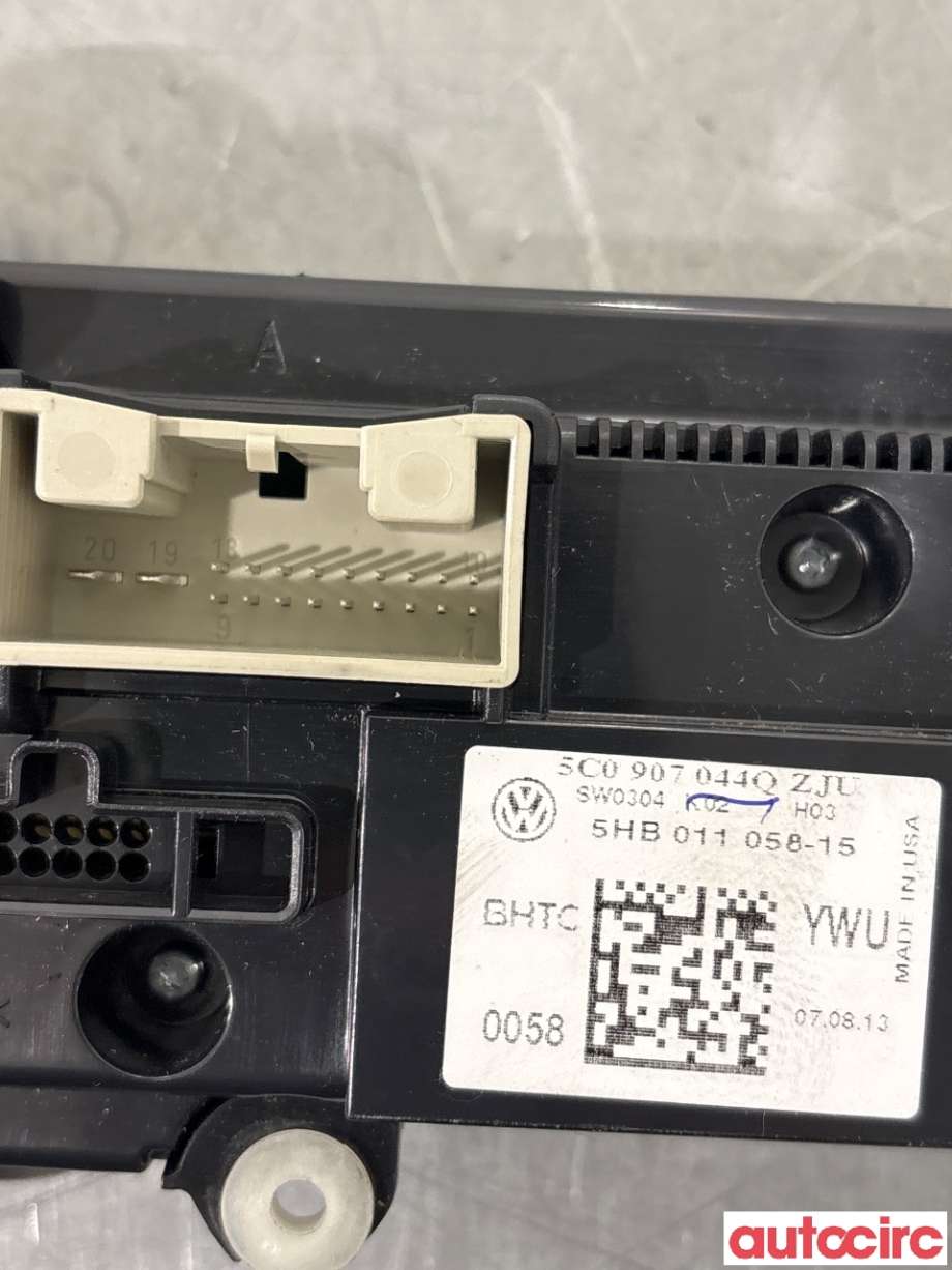 Varmeapparat betjening til VW Beetle 2011-2018 (Type II)  (VOLKSWAGEN|5C0907044AN||5C0907044Q)