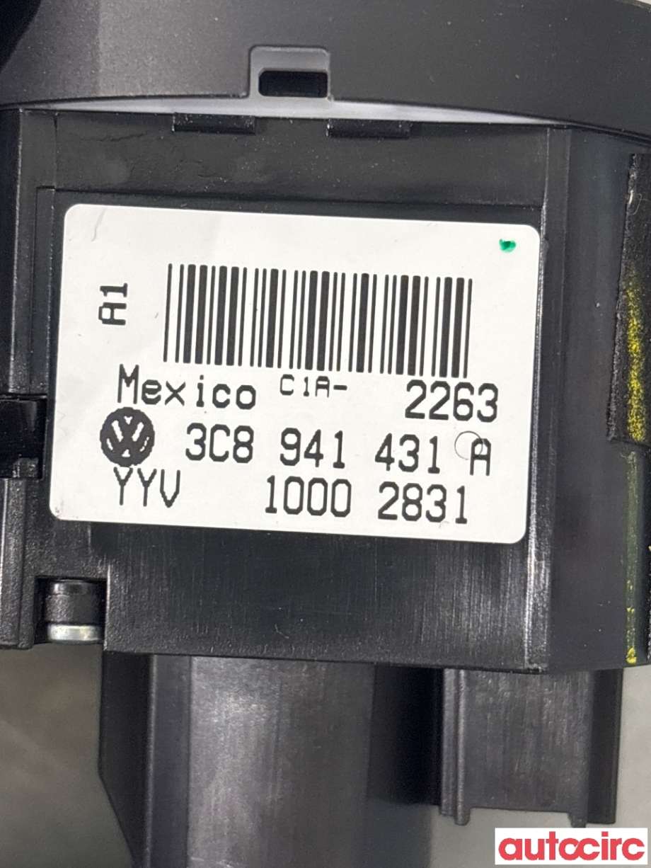 Bryter lys til VW Beetle 2011-2018 (Type II)  (VOLKSWAGEN|3C8941431A|)
