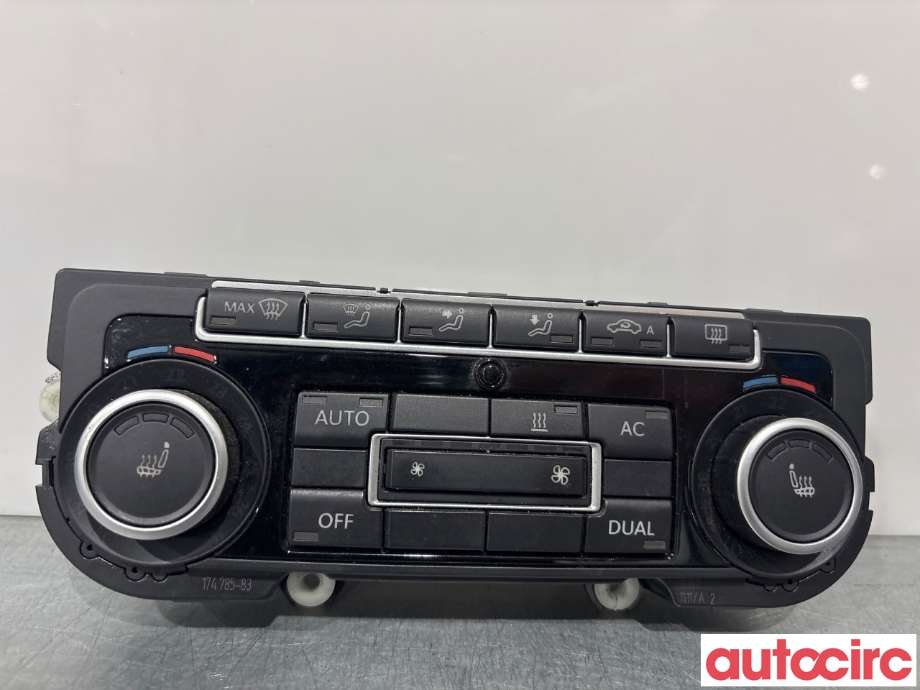 Varmeapparat betjening til VW Tiguan, 2011-2016 (Type I, Fase 2)  (VOLKSWAGEN|5K0907044HD)